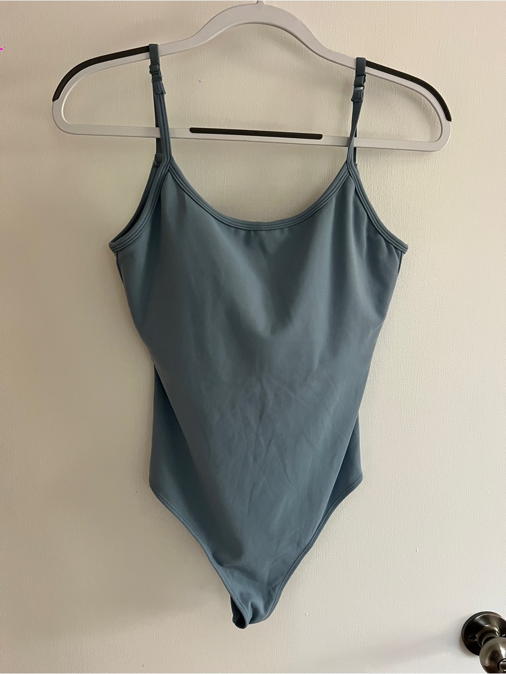 P'tula Slate Blue Adjustable Strap Bodysuit